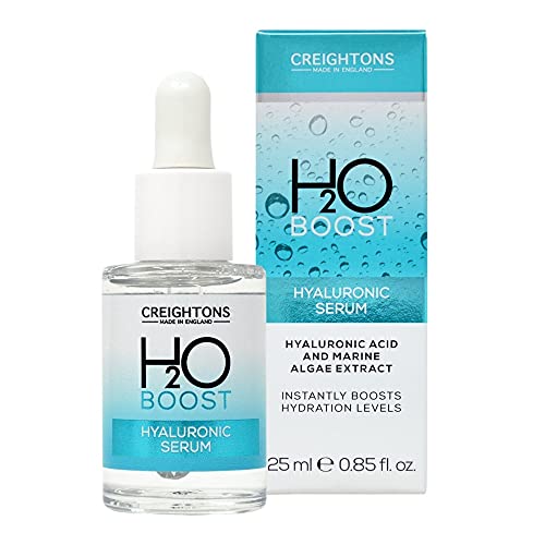 Creightons H2O Boost Hyaluronic Serum (25ml) - Instantly Boosts Hydration Levels and replenishes skin's appearance. Vegan Friendly. Cruelty Free.