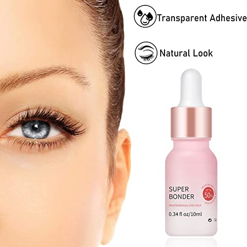 Lash Bonder for Eyelash Extensions Longer Retention Super Bonder for Lash Extensions Glue Accelerator Waterproof
