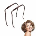2PCS Curly Thick Hair Large Headband, Square Headband, Invisible Hairstyle Blending Hair Hoop Hairband FixingHoop Fit Like Sunglasses, Get Volume