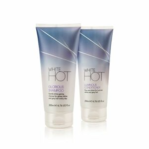 White Hot Shine Duo: Glorious Shampoo & Luminous Conditioner 200ml, shine & cleanse for glossy white & grey hair