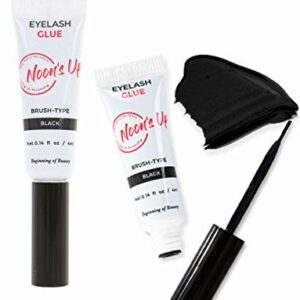 [NOON’S UP Lash Glue] Waterproof 24 Hours Long-Lasting Eyelash Glue: Eyelash glue for false lashes Super Strong Hold Lash Glue for Sensitive Eyes