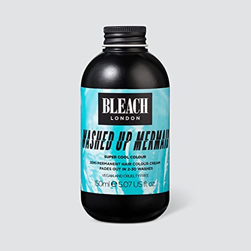 BLEACH LONDON I Saw Red Colour - Semi-Permanent Hair colour, Vivid Red, Temporary Hair Colour Cream, Vegan, Cruelty Free, Temporary Hair Colour C