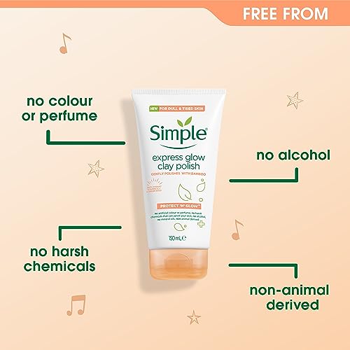 Simple Protect 'N' Glow facial wash with vitamin C and anti-oxidants 150ml