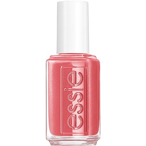 essie Expressie Nail Polish Quick Dry Formula, No Base Coat and Top Coat Needed, Vegan, Angled Brush, Pink Shimmer Nail Varnish 30 Trend and Snap