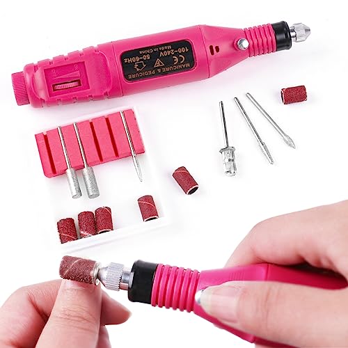 DouborQ Acrylic Nail Kit,Acrylic Powder Set,Electric Nail Drill Set Polish Pen File Kit, Nail Lamp Manicure Dryer Lamp, Acrylic Nail 3D Art Manic