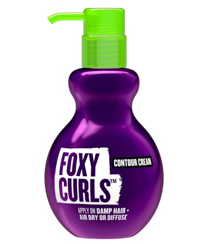 Bed Head by TIGI - Foxy Curls Curly Hair Cream - Anti Frizz Hair Products For Beautifully Defined Curls - Ideal For Curly And Wavy Hair - 200ml