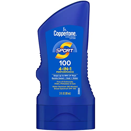 Coppertone SPORT Sunscreen Lotion Broad Spectrum SPF 100 (3-Fluid-Ounce)
