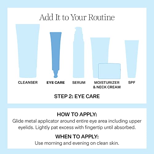 StriVectinTighten & Lift Peptight 360 Degree Eye Serum with Tightening & Brightening Peptides for Wrinkles, Under Eye Bags and Puffiness, 1 fl oz