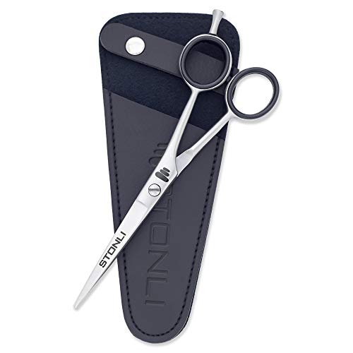Stonli Hairdressing Scissors for Hair Cutting - Stainless Steel 6 inch Hair Scissors with Sharp Edge Hair Cutting Scissors - Barber Scissors with