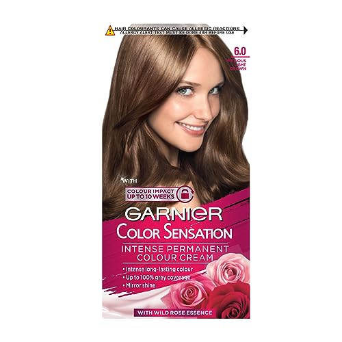 Garnier Color Sensation Brown Hair Dye Permanent 5.0 Luminous Brown