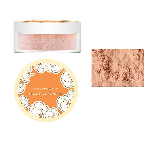 Invisible Fixing Face Powder,Pink Makeup Setting Matte Face Powder,Touch-proof Translucent Setting Powder,Loose Powder Makeup,Long Lasting Matte