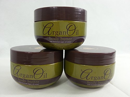 Multi Pack Offer 3 X Moroccan Argan Oil Body Butter 250 ml Each