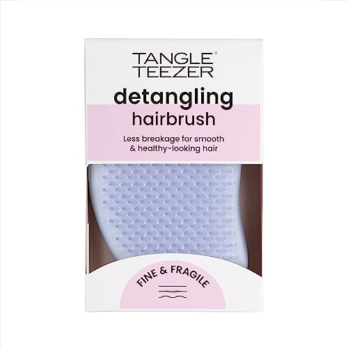 Tangle Teezer | The Fine and Fragile Detangling Hairbrush for Wet & Dry Hair | Colour Treated, Fine, Fragile Hair | Mint Violet