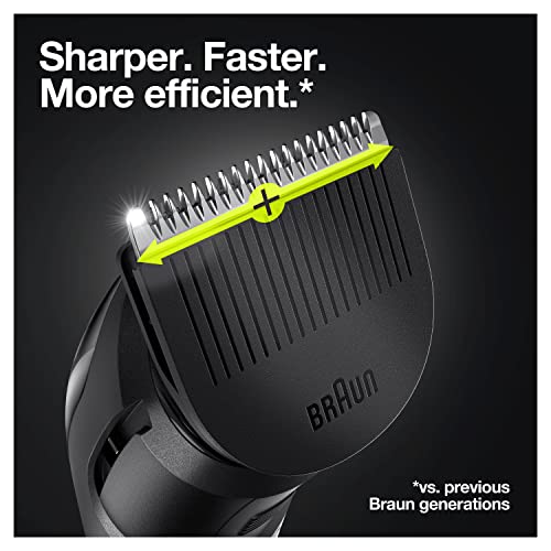 Braun 6-in-1 All-In-One Series 3, Male Grooming Kit With Beard Trimmer, Hair Clippers & Precision Trimmer, 5 Attachments, Gifts For Men, UK 2 Pin