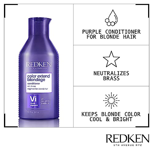 REDKEN Purple Conditioner, For Blonde Hair, Vi Violet Pigment, Color Extend Blondage, 300 ml