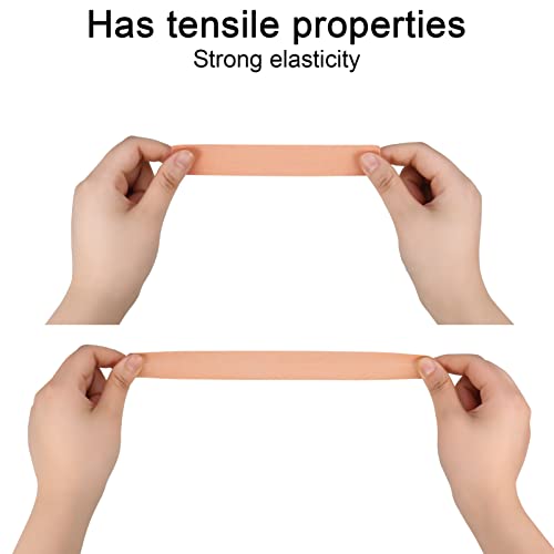 FANTESI 2 Rolls Anti Wrinkle Tape Wrinkle Patches, (500CM*2.5CM) Face Eye Neck Lift Tape Multifunctional High Elasticity Forehead Frown Facial Li