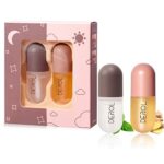 Lip Plumper- Natural Lip Plumper and Lip Care Serum, Lip Enhancer, Day & Night Moisturizing Repair Lip Gloss Set, Hydrating & Reduce Fine Lines