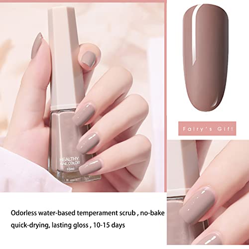 Quick Dry Nail Polish, Nail Varnish Non Toxic Nail Polishes Water Based Formula Long Lasting Nail Polish,Starter Diy For Women Party Salon Home U