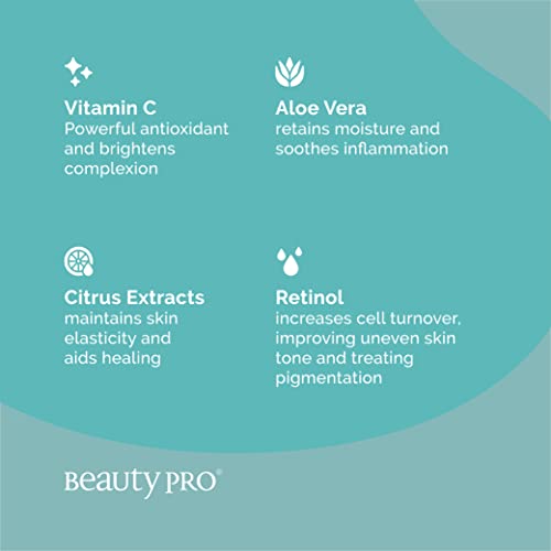 BEAUTYPRO RETINOL Under Eye Masks | 3 Applications | Eye Mask for Dark Circles with Retinol Cream | Under Eye Pads for Fine Lines & Wrinkles | Re