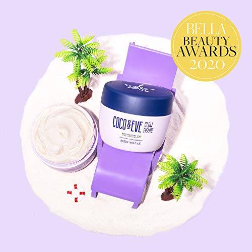 Coco & Eve Glow Figure Body Moisture Whip - Lotion and Moisturizer for Women | Hydrating Body Cream (212ml) (Lychee & Dragonfruit)