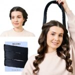 youberrySilk Heatless Curls,100% Mulberry Silk hair Curlers no Heat, Heatless Curlers Headband for long and medium Hair (Black)