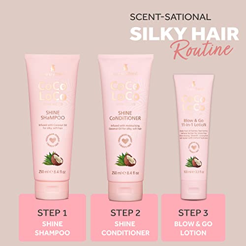 Lee Stafford Coco Loco & Agave Blow & Go 11-in-1 Hair Cream Lotion - Hair Conditioning,Treatment