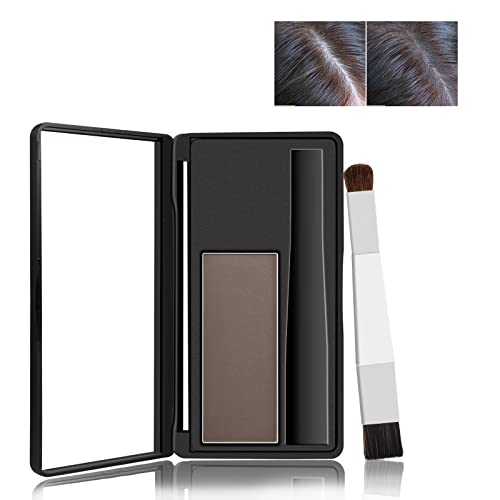 Boobeen Multi-purpose Hairline Shadow Powder Set, Root Touch Up Powder, Temporary Concealer Palette with Makeup Brush, Instantly Cover Up Hair Co