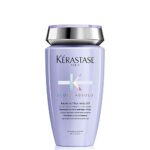 Kérastase Blond Absolu, Anti-Brass Purple Shampoo, Toning, For Cool Blondes and Grey Hair, With Hyaluronic Acid and Edelweiss Flower, Bain Ultra