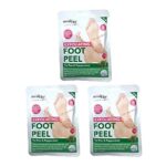 Derma V10 Exfoliating Foot Peel Mask, Pack of 3