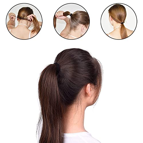 ILamourCar Hair Bands, 4mm Elastic Hair Ties Ponytail Holders, Hair Bobbles for Women, Hair Bobble Elastic Hair Bands, Perfect for Women and Girl