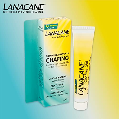 Lanacane Non-staining Anti-chafing & Anti-friction Gel, Prevent Thigh Rashes, Pack of 2, Total of 56 mlml
