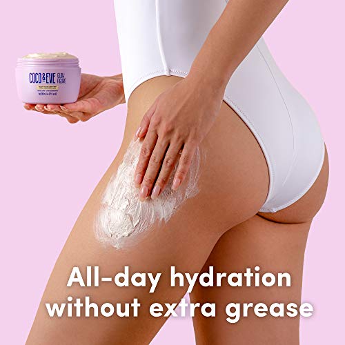 Coco & Eve Glow Figure Body Moisture Whip - Lotion and Moisturizer for Women | Hydrating Body Cream (212ml) (Lychee & Dragonfruit)