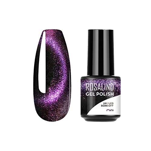 Gel Nail Polish,7ml White Nail Polish,Soak off UV/LED Gel Nail Polish Long Lasting Gel,High Glossy,Smooth,Easy to Apply, No Chips,Holographics Sh
