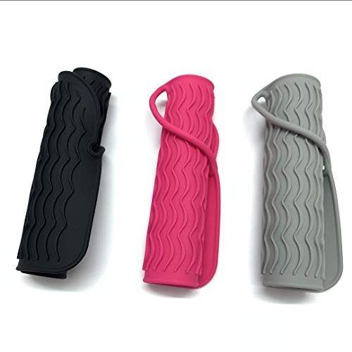 Silicone Heat Resistant Mat for Hair Straightener, Flat Iron, Curling Iron, Portable Travel Anti-Scald Mat Pad for Hair Curling Wand, Hair Crimpi
