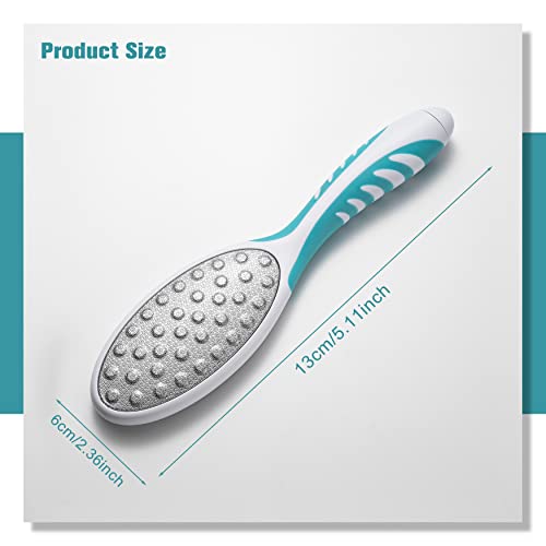 FVION Foot File Dead Hard Skin Remover – Pedicure Rasp Cracked Heels, Double Side Professional Callus Removal for Feet, Stainless Steel Foot Scra