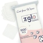 Zglo Lint Free Wipes for Nails - 1000 Pcs Melt Blown Soft & Thick Super Absorbent Gel Nail Wipes with Zip Lock Bag for Manicure Pedicure at Home