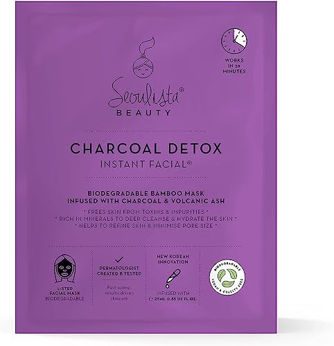 Seoulista Beauty Super Hydration Instant Facial – Hydrating Beauty Face Mask for Dry Skin - Infused with Hyaluronic Acid and Coconut – Dermatolog