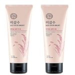 [THEFACESHOP] Foaming Facial Cleanser for Daily Face Washing, Rice Water Bright Cleansing Foam Moisturizer & Brightening Care for All Skin Types