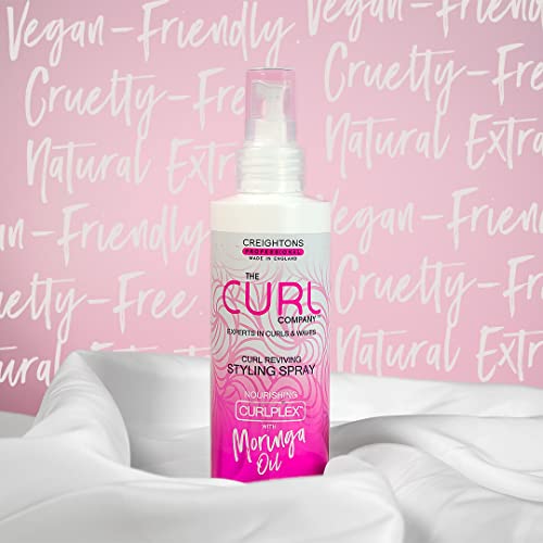The Curl Company Curl Reviving Styling Spray (200ml) – Professionally Formulated with Nourishing Curplex with Moringa Oil. Experts in Curls & Wav