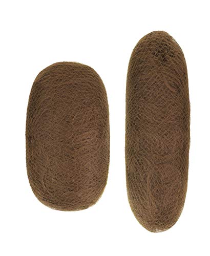 House of Luxx 2 x Volume Hair Pads Padding for Bun Styler Hair Style Updo Hair extensions (Blonde)