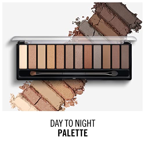 Rimmel Magnif'eyes Nude Edition Eyeshadow Palette, 12 shade, Cream