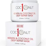Hair Mask with Coconut Oil and Keratin Protein - Hydrating Deep Conditioning Treatment Mask - Intensive Moisturising Repair for Dry, Damaged Hair