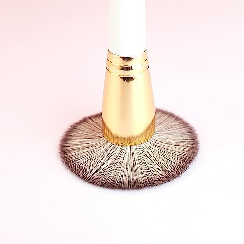 HopNshop Foundation Brush - Flat Top Kabuki Face Brushes for Liquid, Cream and Powder Makeup Application - Soft and Dense Bristles Makeup Brush,