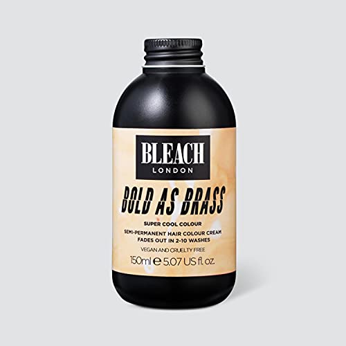 BLEACH LONDON Bruised Violet Semi-Permanent Hair Colour Cream - Deep Purple, Vegan, Cruelty Free, Vibrant Temporary Dye 150 ml