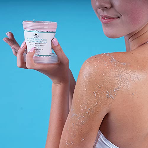 Nature Spell Himalayan Pink Sea Salt Body Scrub 200 ml, Natural Exfoliation For Body, Remove Dead Skin Cells, Natural Salt Scrub - 100% Vegan, Ma