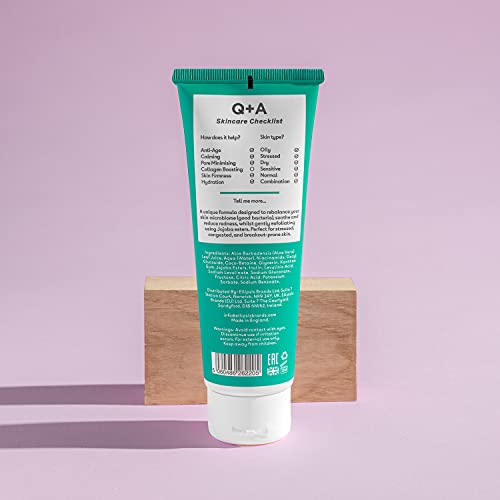 Q+A Niacinamide Gentle Exfoliating Cleanser, Niacinamide, Inulin and Fructose protect your skin against irritation and sensitivity, whilst promot