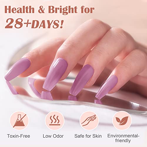 Kredioo Jelly Gel Nail Polish Set, 12Pcs 5ML Jelly Gel Polish Sheer Milky White Pink Nude Blue Purple Yellow Glitter Translucent Gel Polish UV Na