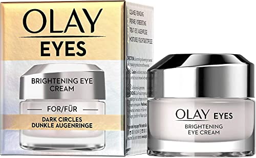 Olay Brightening Eye Cream for Dark Circles 15ml, with Vitamin B3 & Caffeine, Suitable for All Skin Types