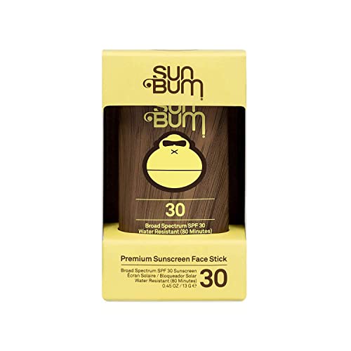 Sun Bum Original SPF 30 Sun Cream Face Stick, Vegan and Reef Friendly Sunscreen with Vitamin E, Broad Spectrum UVA/UVB Protection, Cruelty Free a