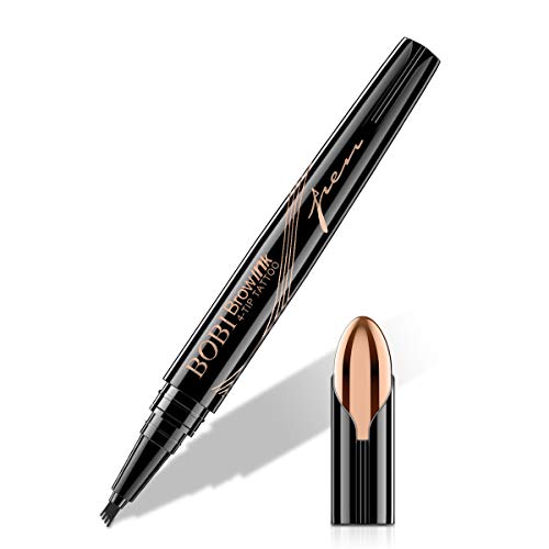 Eyebrow Pencil - Tattoo Eyebrow Pen with Fork Tip Long-lasting Waterproof Microblading Eyebrow Pen and Smudgeproof Brow Pen for Naturally Defined